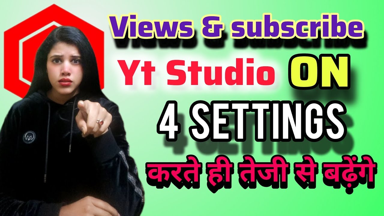 101 % अच्छे से YT Studio setting channel पर ठीक से कम करेगी l YT Studio setting on kaise karen 😭