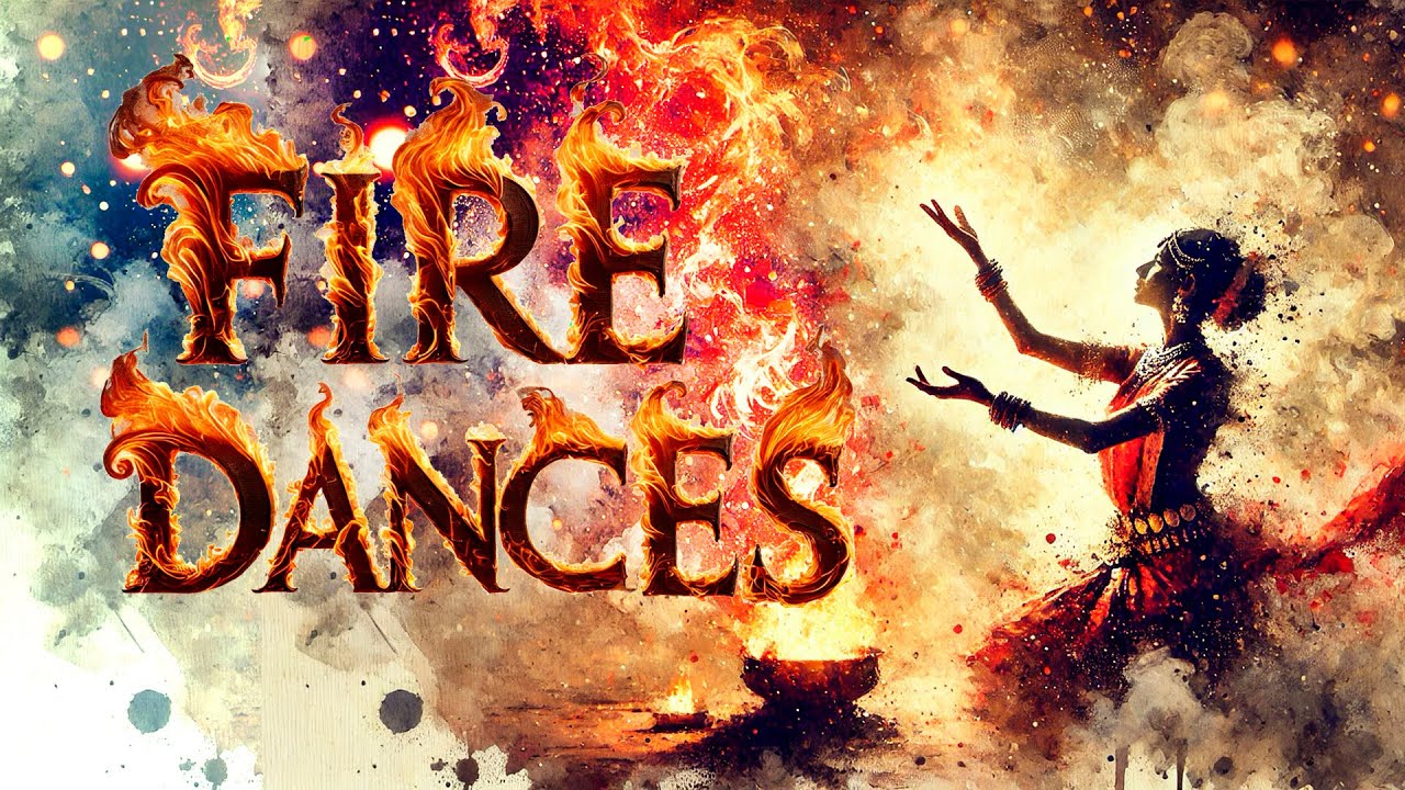 Indian instrumental music. Fire Dances. Indian Rock. Traditional Indian dance.