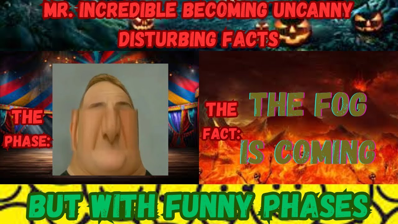 Mr. Incredible Becoming Uncanny - Disturbing Facts but with funny phases (Not for little kids)