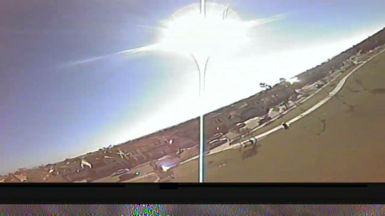FT Arrow analog FPV wing at Gary Falati Park recorded with Eachine PRO DV2.