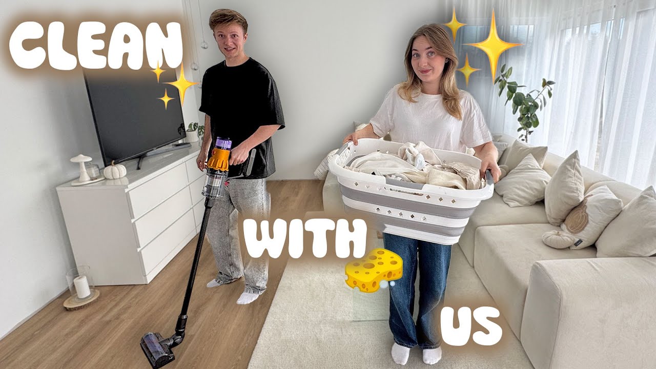Clean with us🧼 Wir putzen das GANZE HAUS🏠✨