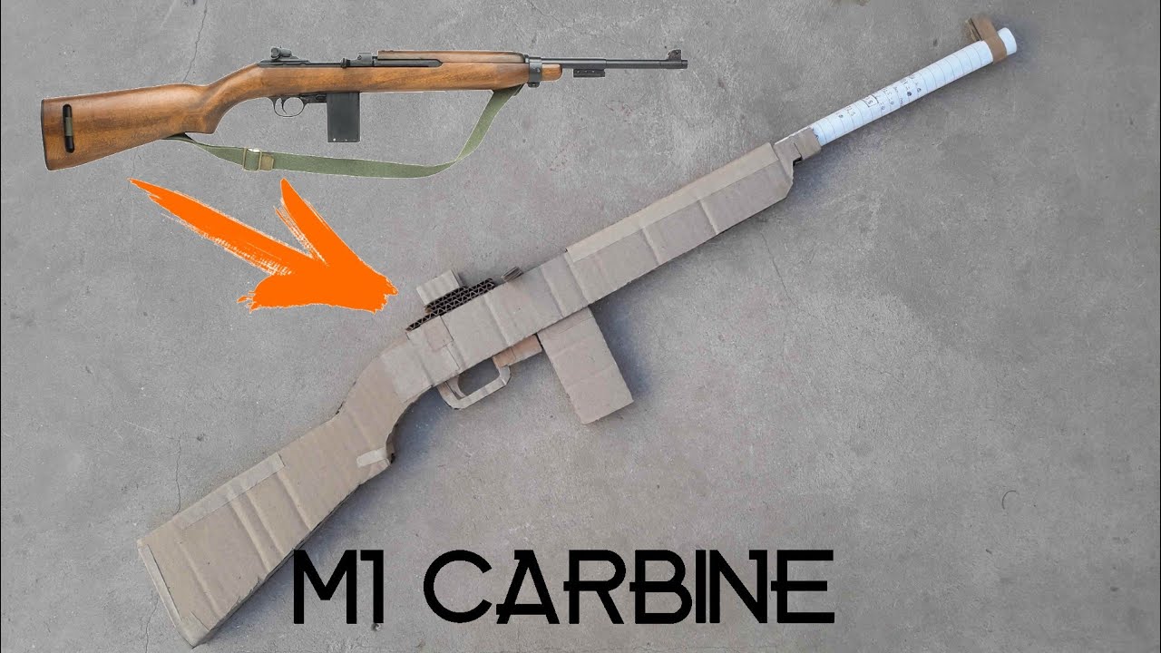 Com hacer un M1 Carbine de carton