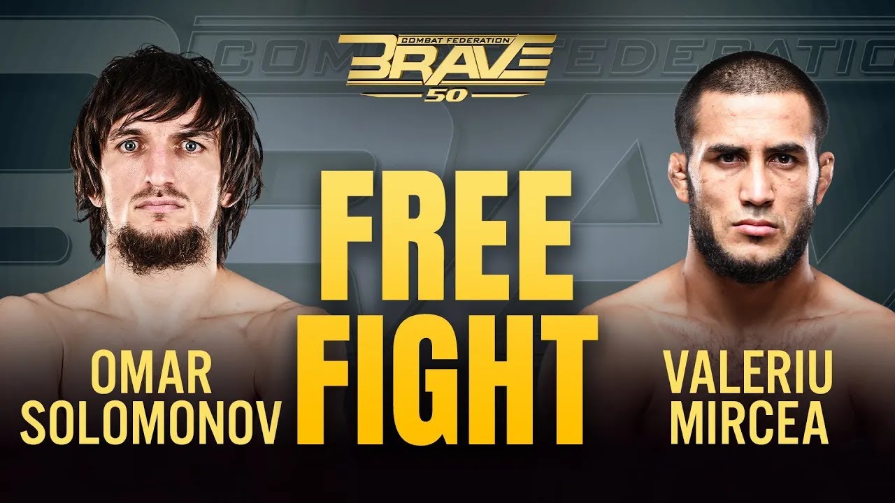 Omar Solomonov vs Valeriu Mircea | Free Fight | BRAVE CF 50