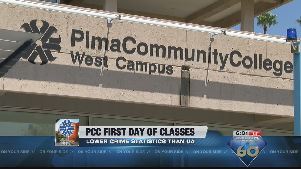 Pima Community College first day of school: comparing crime statistics to the University of Arizona