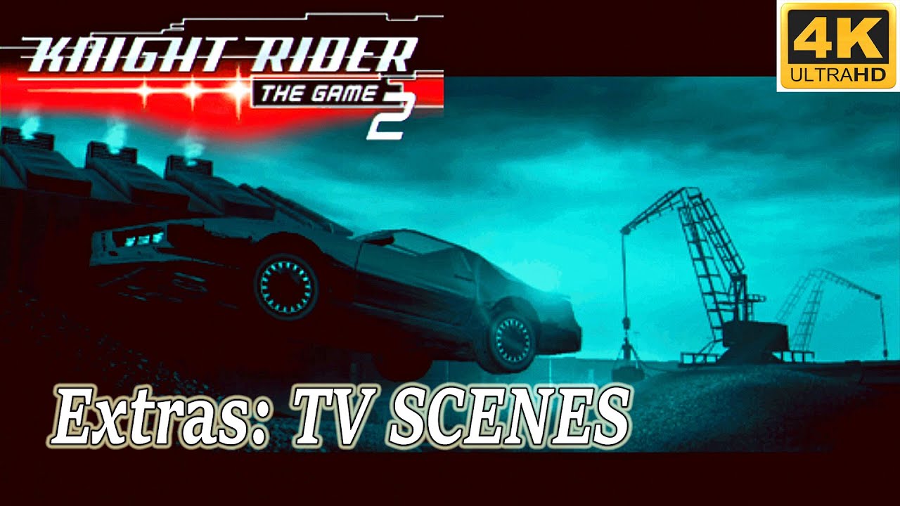 Knight Rider 2: The Game Extras — ТВ-сцены — геймплей на ПК в 4K #knightrider