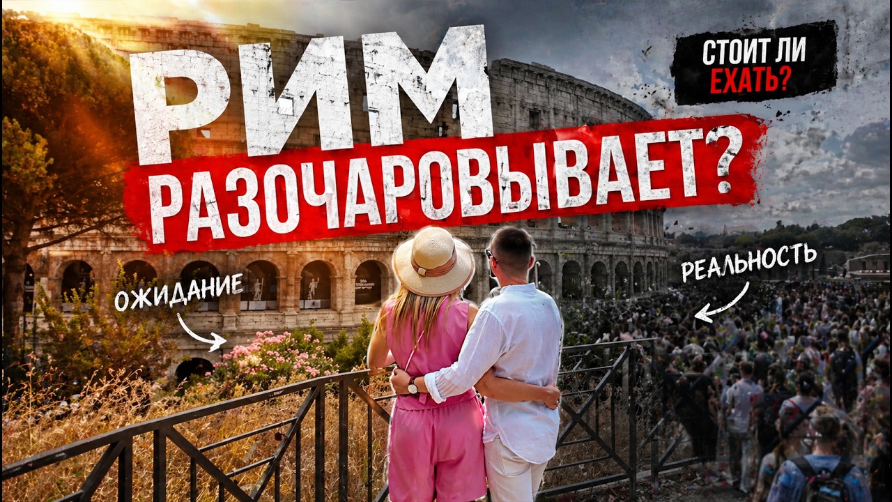 Рим | Почему этот город разочаровывает? | Начало большого евротрипа в Италии 🇮🇹