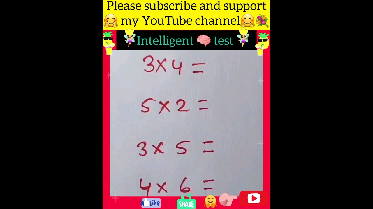 can you solve math puzzle🤔/math test and intelligent test solve and comment#viral #trickymaths #math