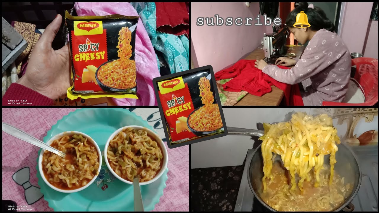 Aaj humne ki cheez Maggi try 🍝 #subscribe #bhopalvlog #viralvideo 