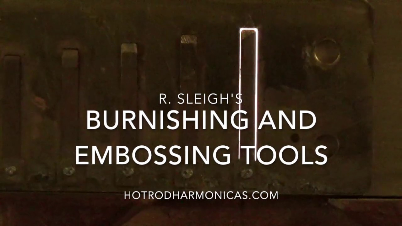 R. Sleigh Burnishing and Embossing Tool Set