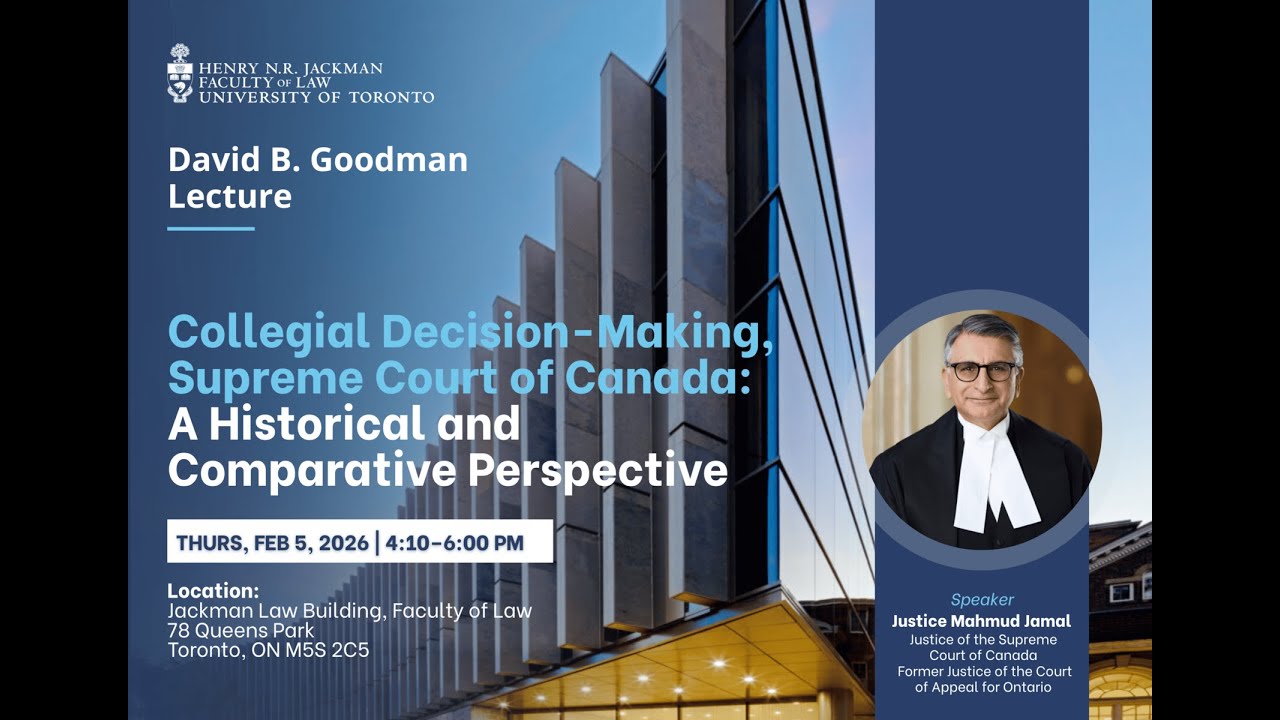 2026 David B. Goodman Lecture