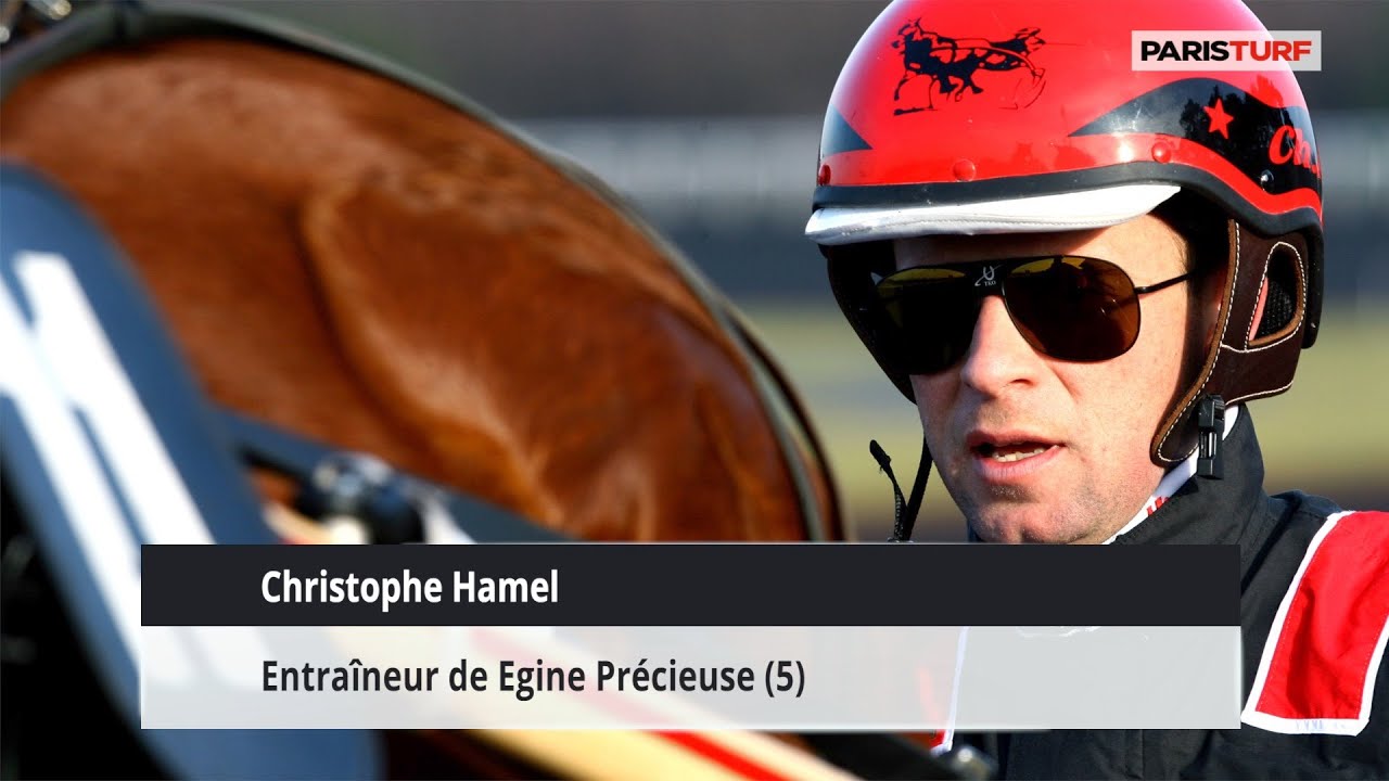 Christophe Hamel, entra&icirc;neur de Egine Pr&eacute;cieuse (03/10 &agrave; Enghien)