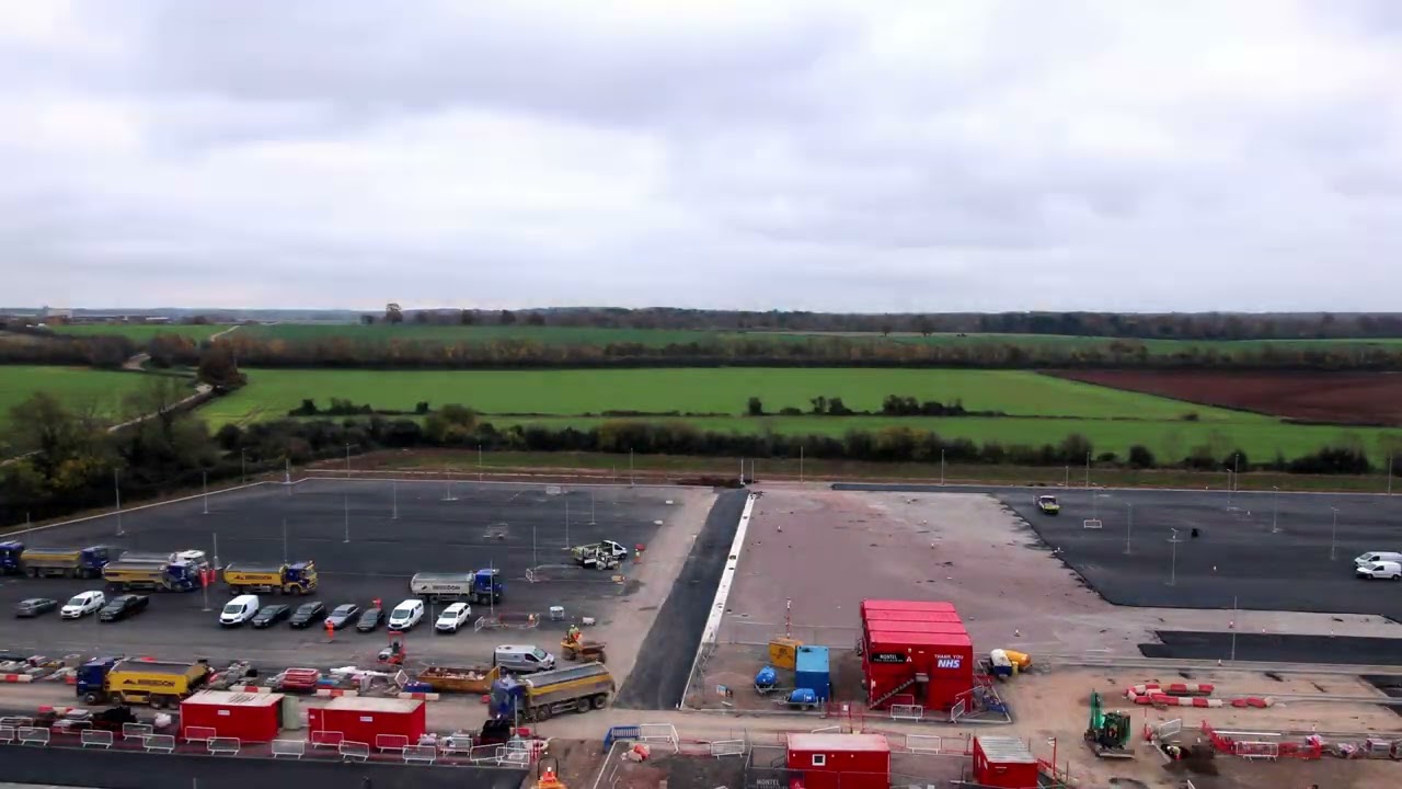 University Hospital Coventry and Warwick Car Park - Time-lapse by Regenology