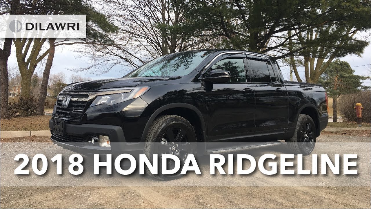 2018 Honda #Ridgeline BLACK EDITION: REVIEW