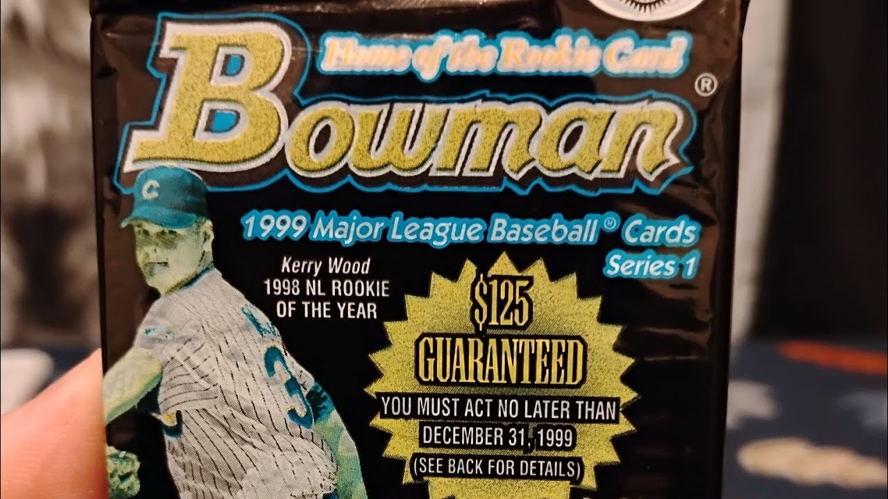Набор бейсбольных мячей Bowman 1999 года и другие наборы!