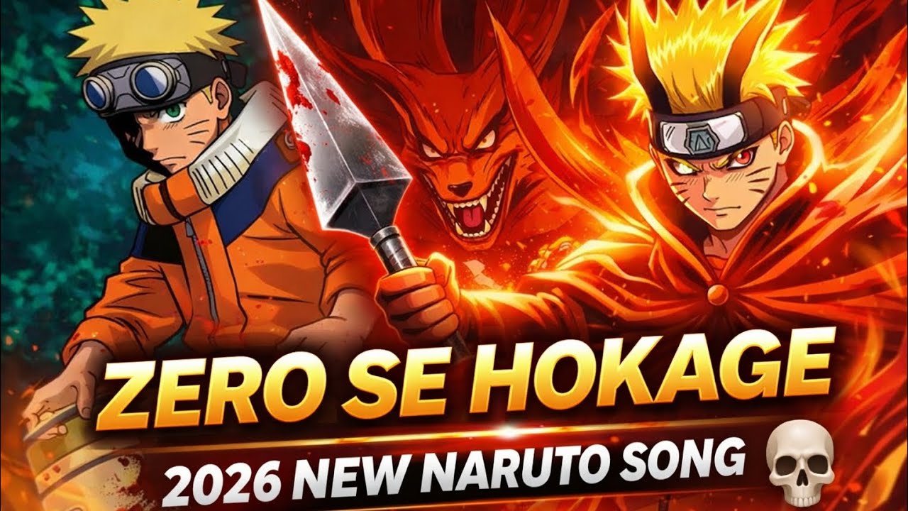 🥷 Zero Se Hokage | Naruto Uzumaki Special Song 🔥