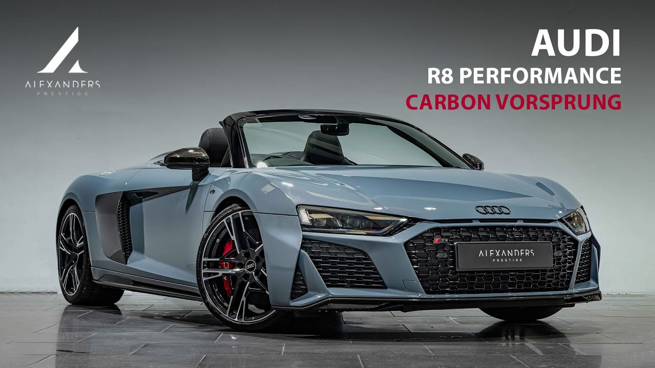 Audi R8 Performance Carbon Black Spyder - Обзор автомобиля