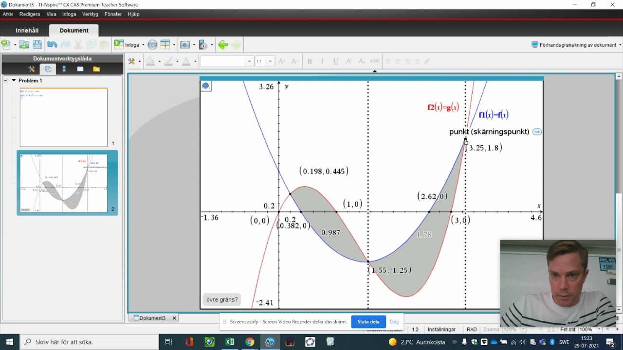 Grafisk analys av en funktion