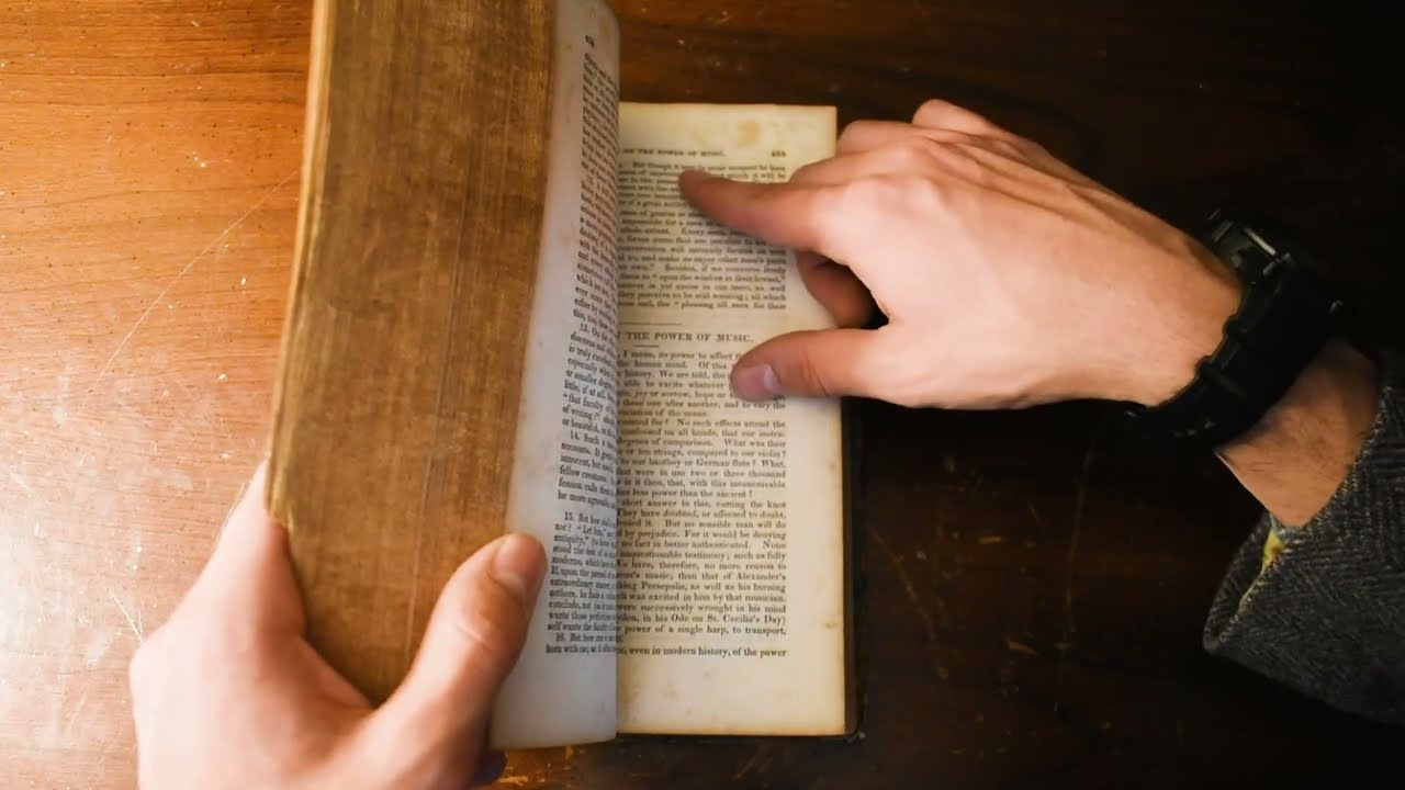 Check out these antique books I bought!