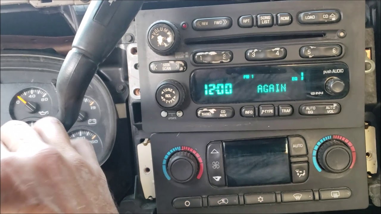 GM silverado radio chip eprom hack part #2 RDS radio unlock 2003 and later