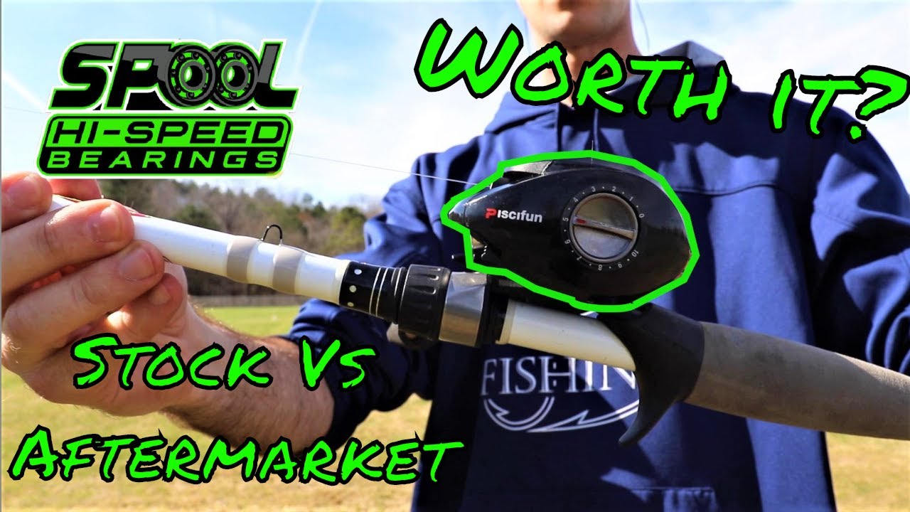 Are Aftermarket REEL BEARINGS worth it? | Spool Hi-Speed Bearings | B Fishing |