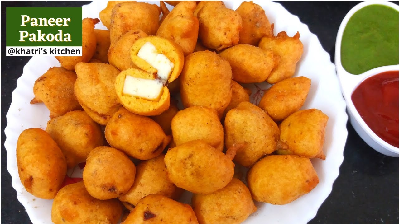 Paneer Pakoda Recipe - बारिश के मौसम में बनाएं गरमागरम पनीर के पकोड़े - Quick N Easy Evening Snacks