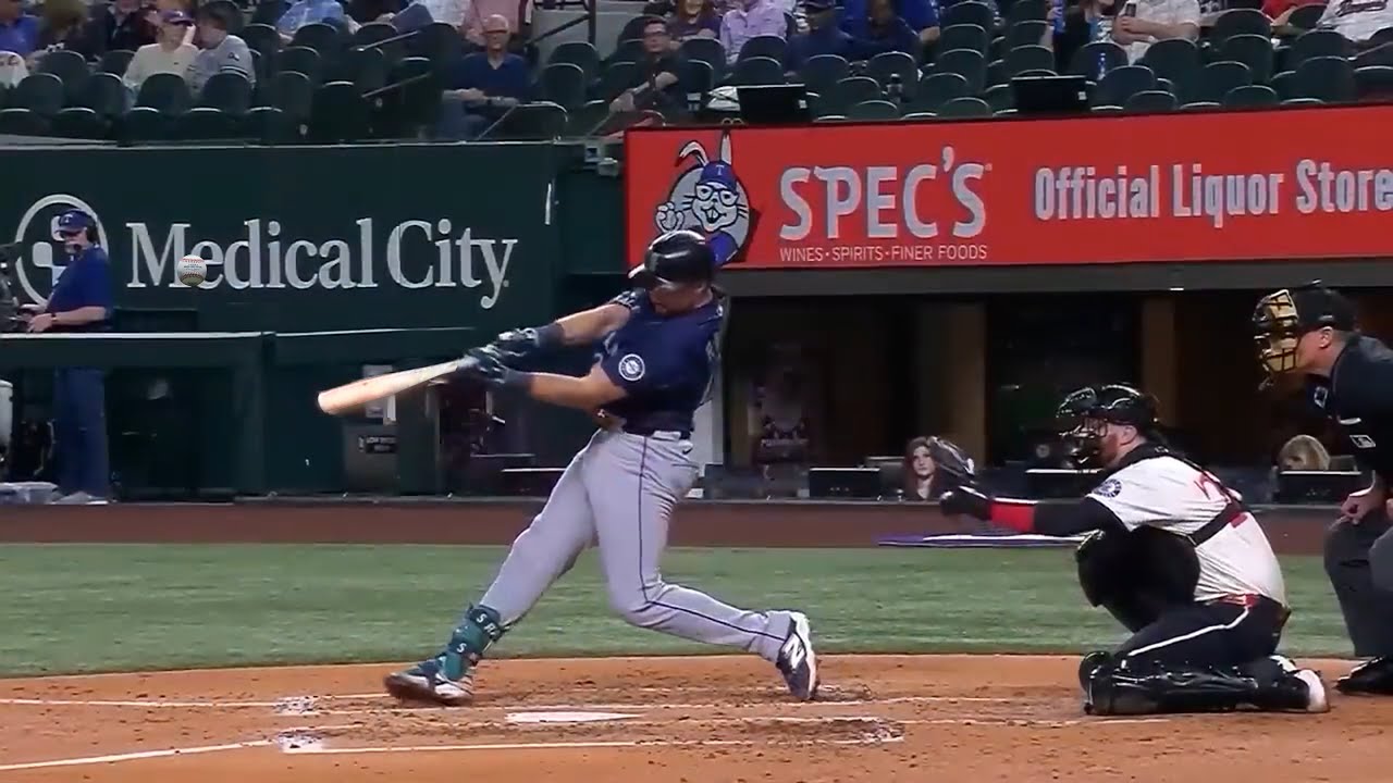 Cal Raleigh Slow Motion Swing