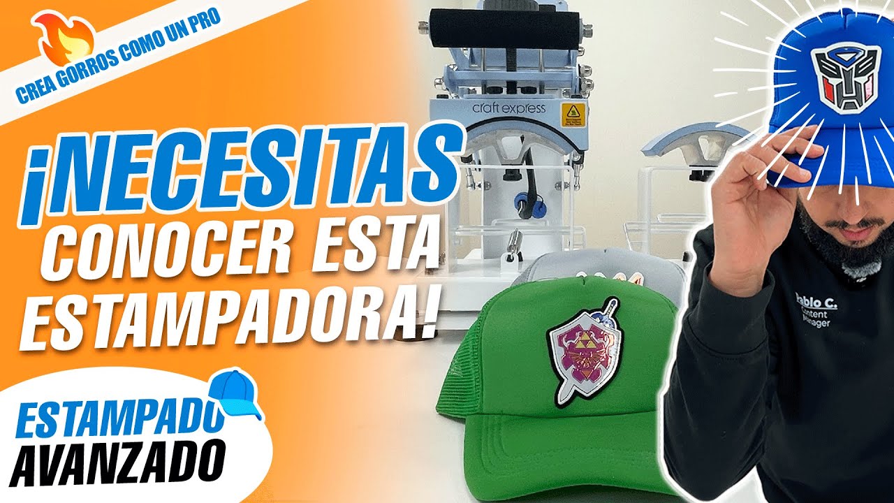 Estampado Avanzado de Gorros: DTF UV, Vinilos y Doble Estampadora 🧢✨