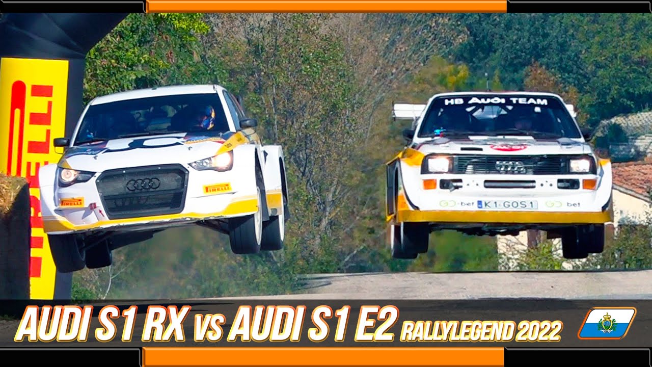 AUDI S1 RX ⌚ vs 🔥 AUDI S1 E2 Gr.B  |  RALLYLEGEND 2022