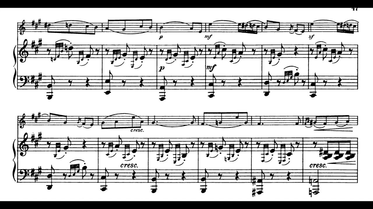 Mendelssohn - Spring Song (piano accompaniment)
