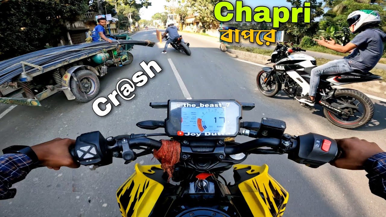 Chapri Rider Cr@sh বাপরে 💔 @joydutta7