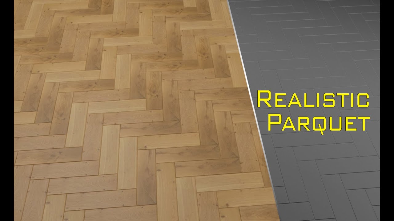 Realistic Parquet / Hardwood flooring | 3Ds Max