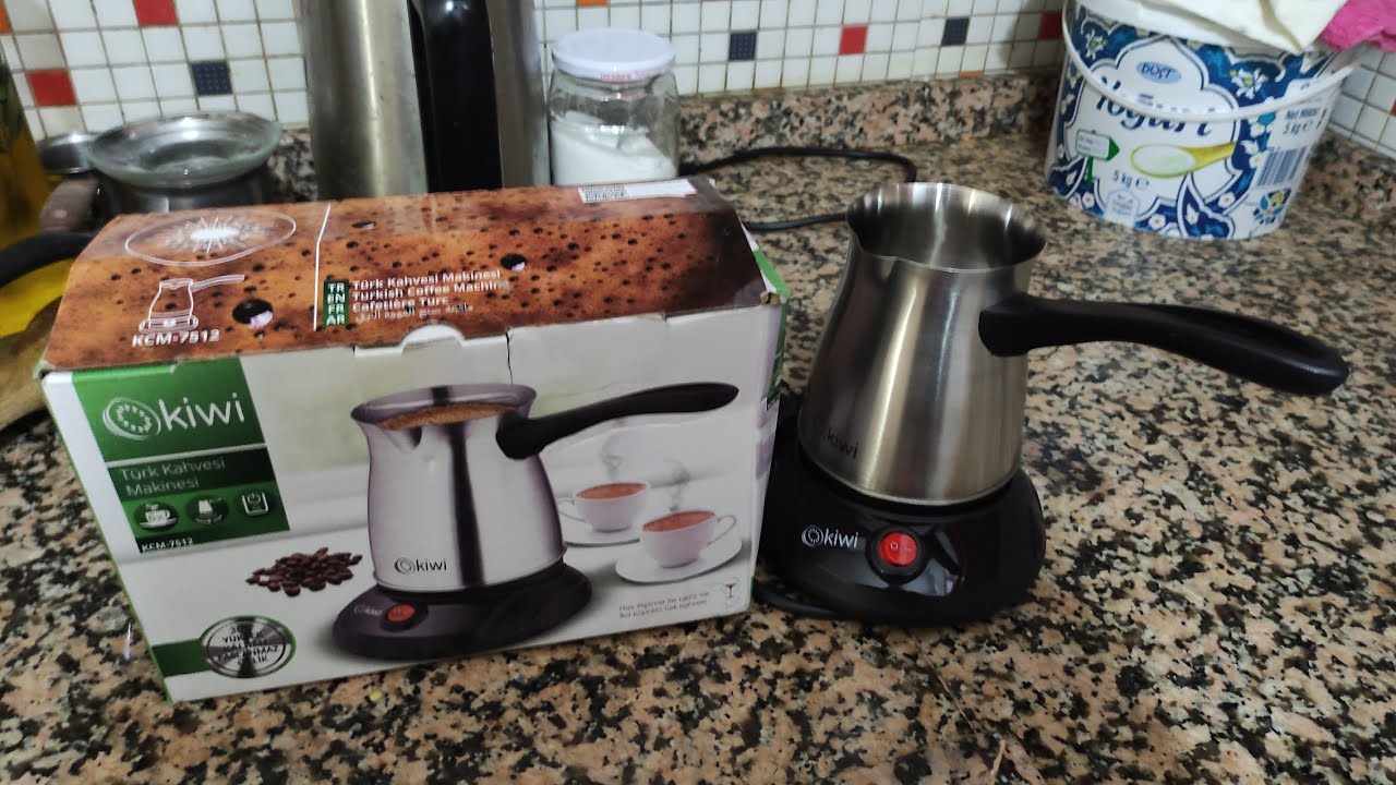 KİWİ TÜRK KAHVE MAKİNESİ TURKÇE İNCELEME TANITIM KUTU AÇILIMI REKLAM DEĞİLDİR TURKISH COFFEE MACHINE