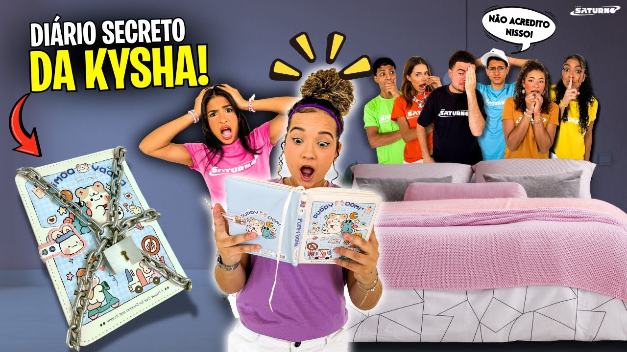 ESPIONANDO O DIÁRIO SECRETO DA KYSHA *Descobrimos seus segredos...