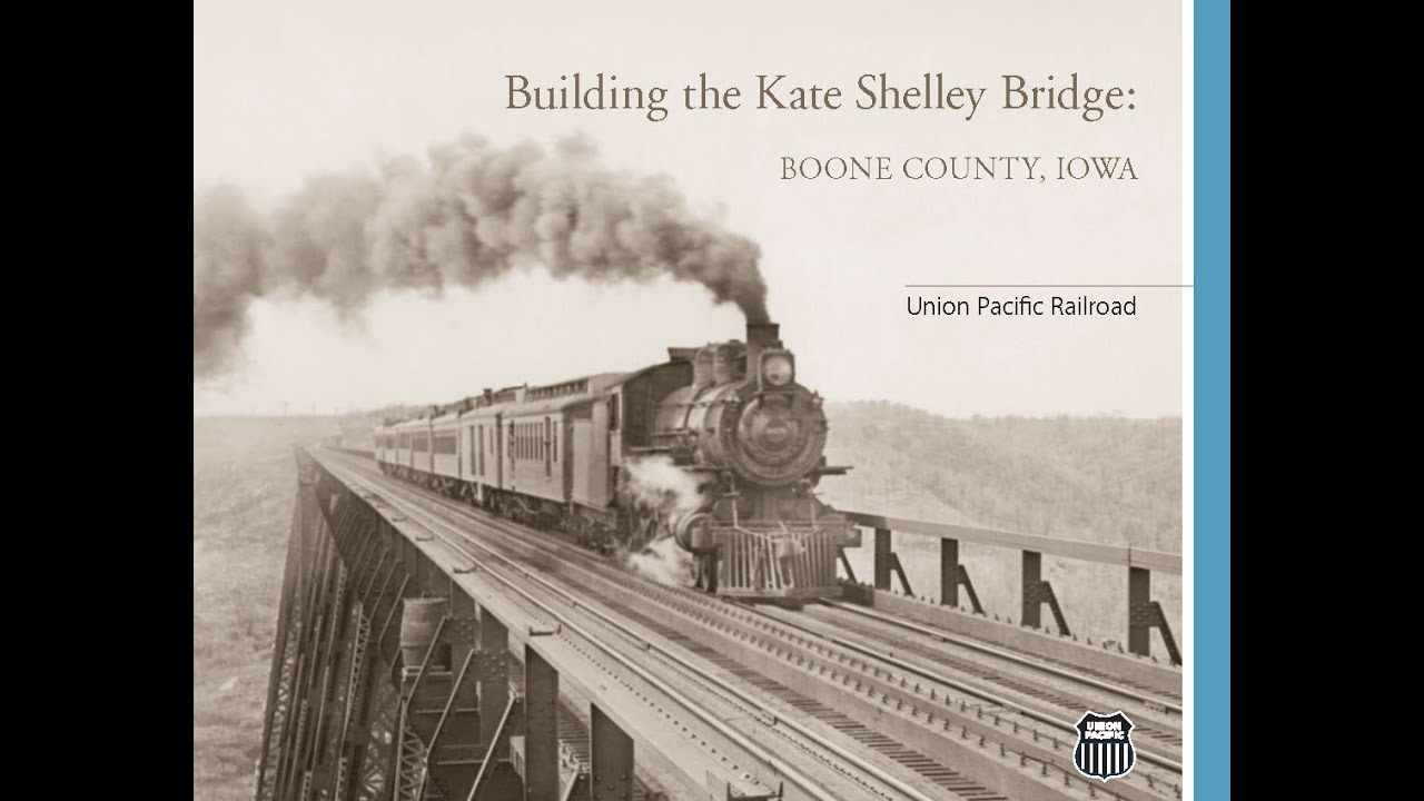 Building the Kate Shelley Bridge, Boone, Iowa 
