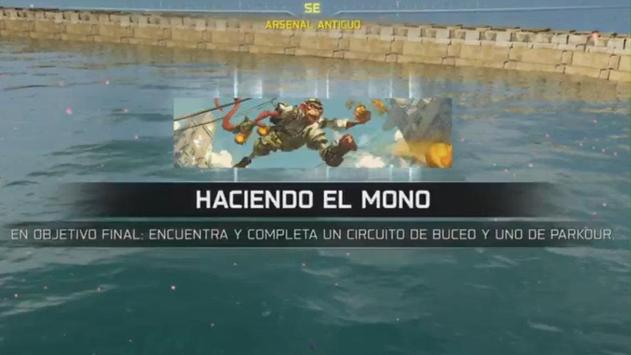 NUEVO EASTER EGG END GAME DARK OPS HACIENDO EL MONO