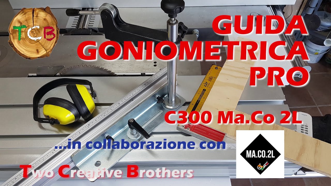 Guida goniometrica PRO - Combinata C300 della Ma.co 2L