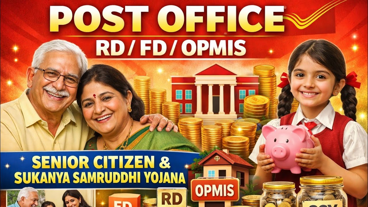 Post Office schemes about RD, FD, OPMIS, KVP senior citizens, and sukanya samriddhi..