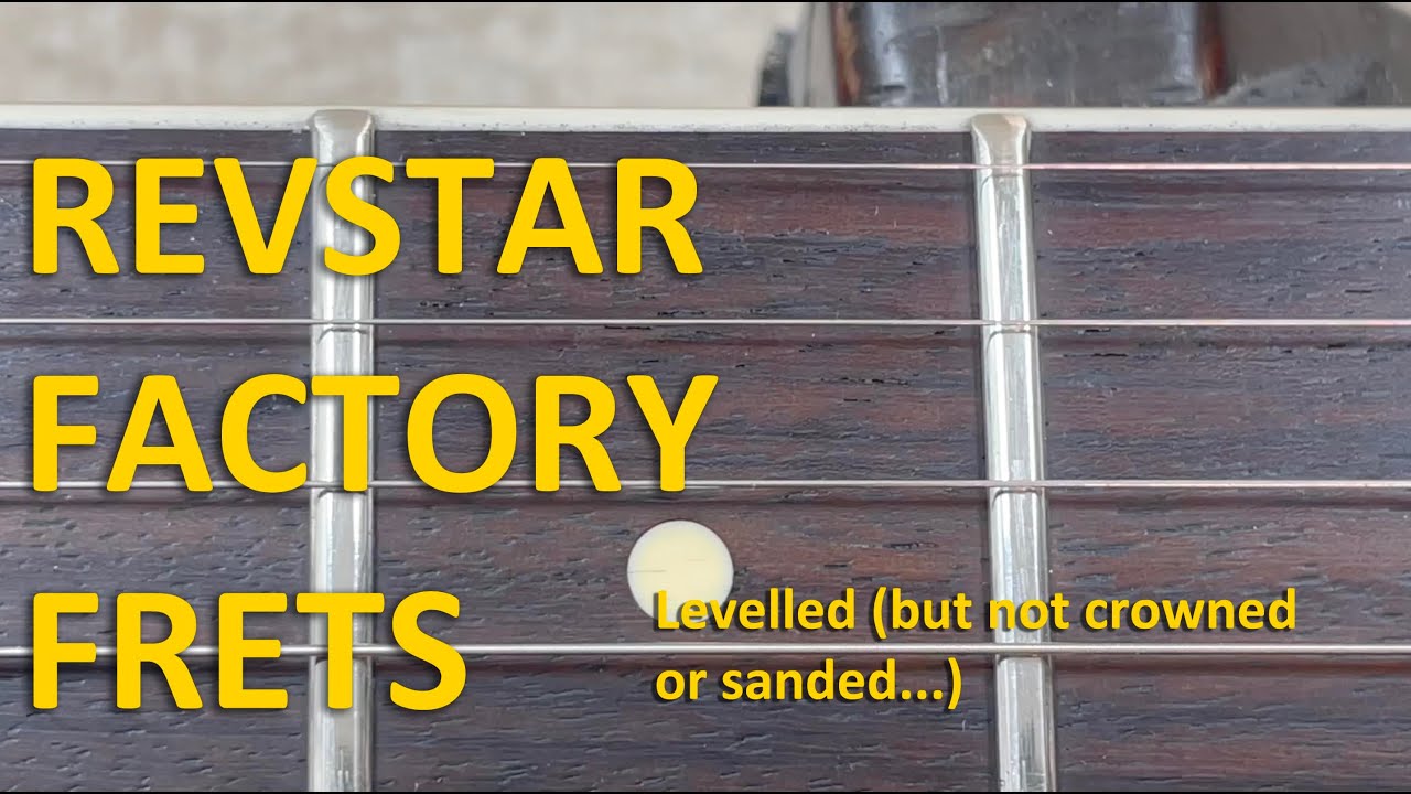 Yamaha Revstar Set up. Shock horror no fret levelling required!
