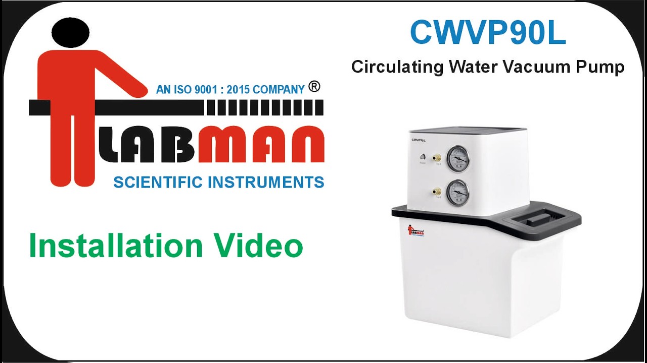 CWVP90L - Installation Video of Circulating Water Vacuum Pump