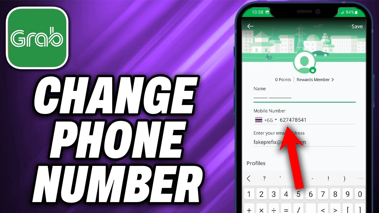 How To Change Grab Phone Number