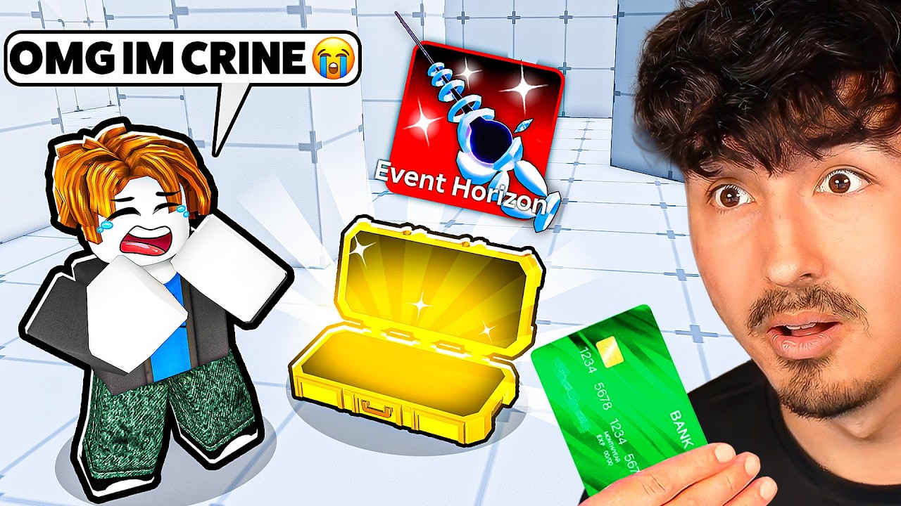 Surprising NOOBS with their DREAM SKIN in Roblox Rivals!