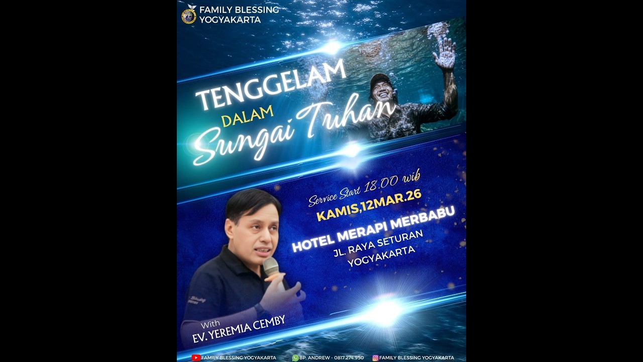 Ibadah Family Blessing Yogyakarta, Kamis, 12 Maret 2026 (Ev. Yeremia Cemby)