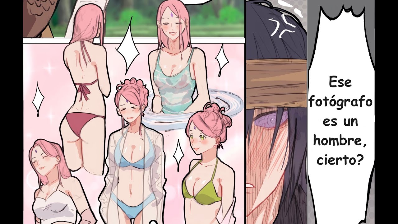 Sasuke estalla de celos por Sakura y regresa a la aldea - Sasusaku celos