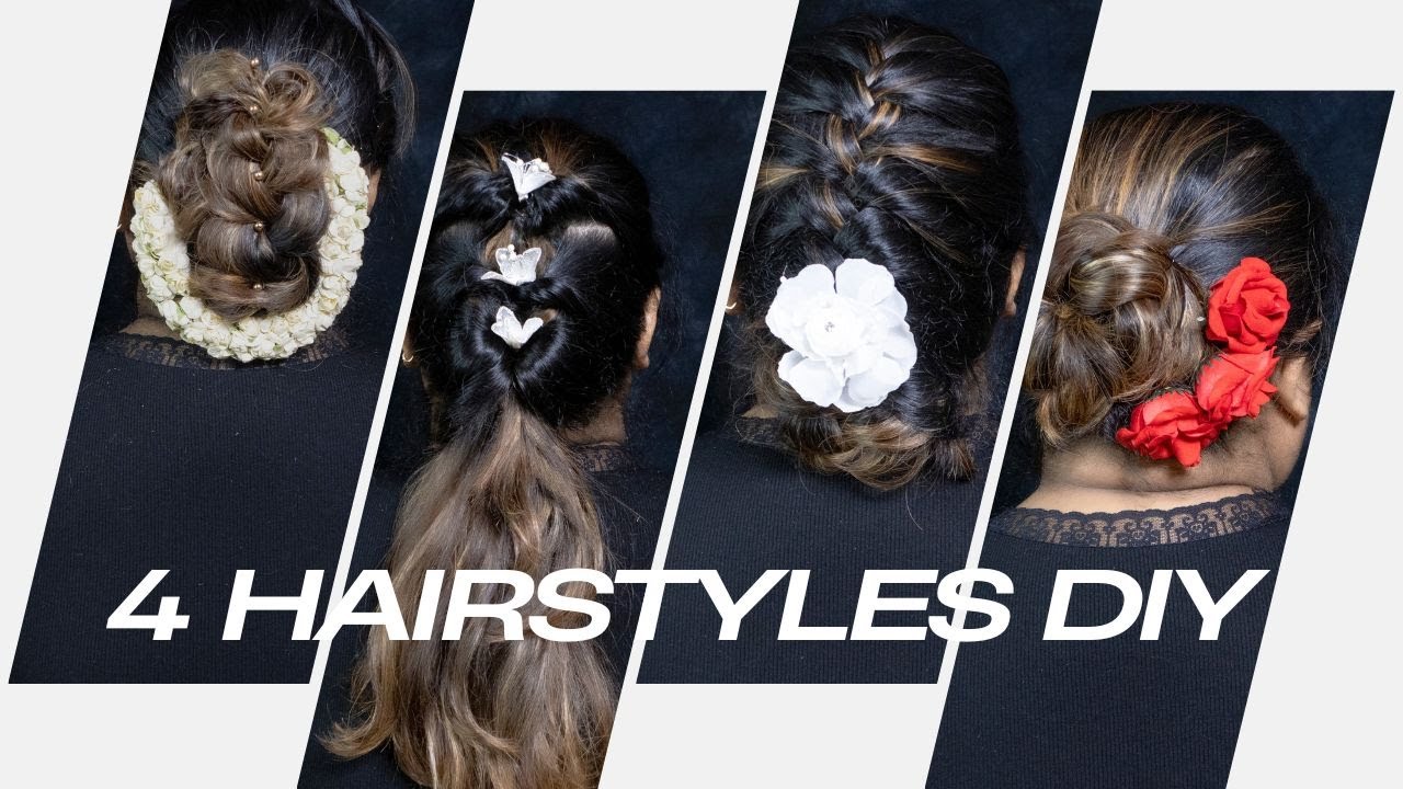 DIY Hairstyles: 4 Easy Styles for Every Occasion | Step-by-Step Tutorial |