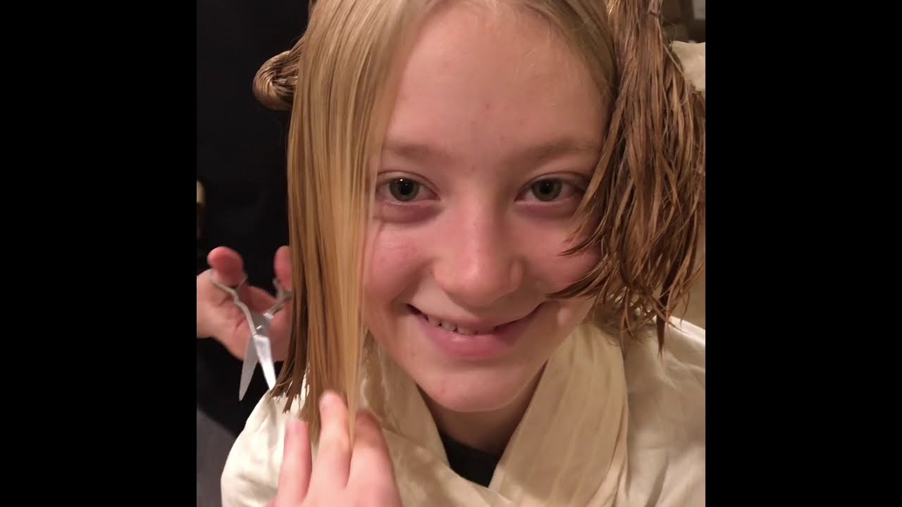 Crazy Girl Gets Quarantine Haircut