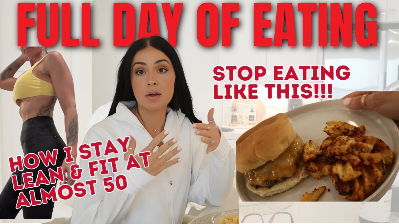 What I Eat in a Day to Stay Lean in Menopause | Realistic Meals, High Protein & No Food Guilt
