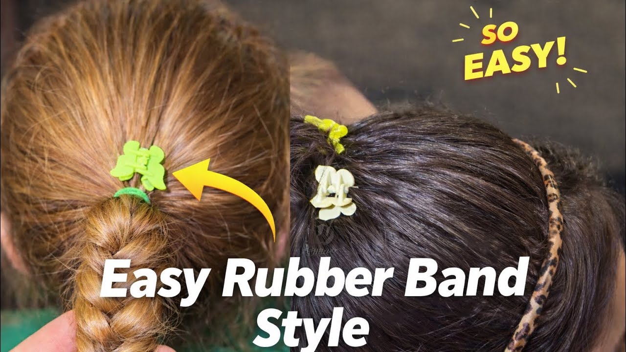 Two Easy Rubber Band Hairstyles for Toddler Girl Mamas 