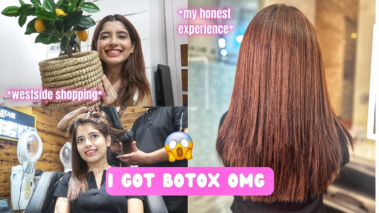 Frizzy to Smooth Shiny Hair! Botox Treatment Worth It? Westside Haul Vlog | Anindita Chakravarty