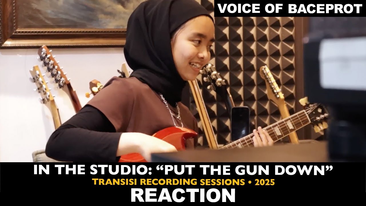 Reaction: Voice of Baceprot in the studio recording 