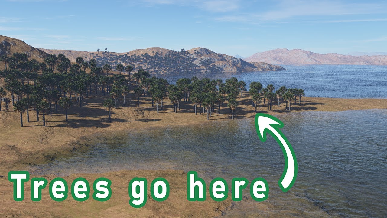 Populating trees in Terragen